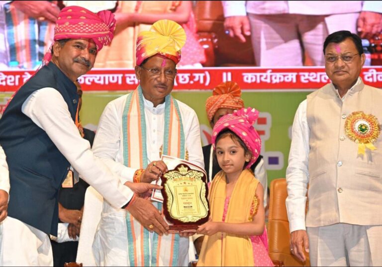 छत्तीसगढ़ के विकास में देवांगन समाज की महत्वपूर्ण भूमिका – मुख्यमंत्री विष्णु देव साय