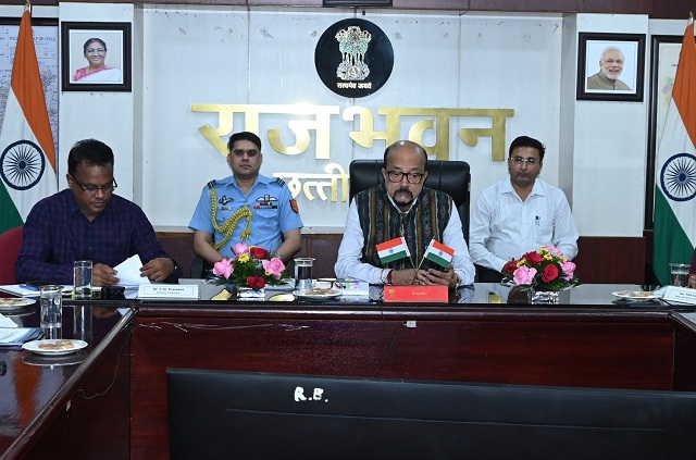 मानवीय संवेदना के साथ आकांक्षी क्षेत्रों में विकास कार्य करें- राज्यपाल रमेन डेका