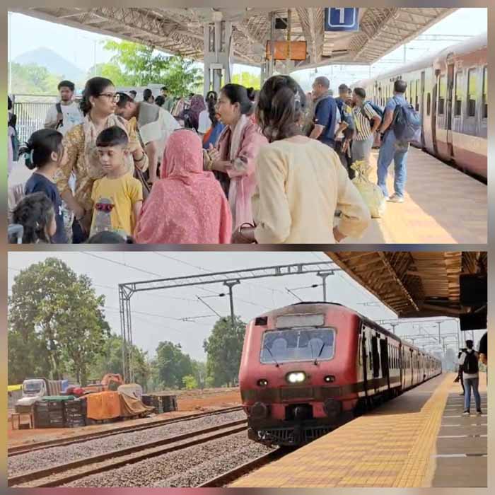 बदलते बस्तर की नई तस्वीर: 21 साल का लंबा संघर्ष पूरा, रावघाट पहुंची ट्रेन; आत्मसमर्पित नक्सलियों ने किया पहला रेल सफर
