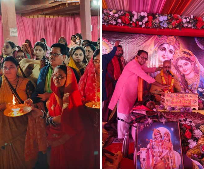 कृष्ण गौशाला धनगांव में धूमधाम से मना कृष्ण जन्मोत्सव, पक्ष-विपक्ष के दिग्गज नेताओं का लगा जमावड़ा