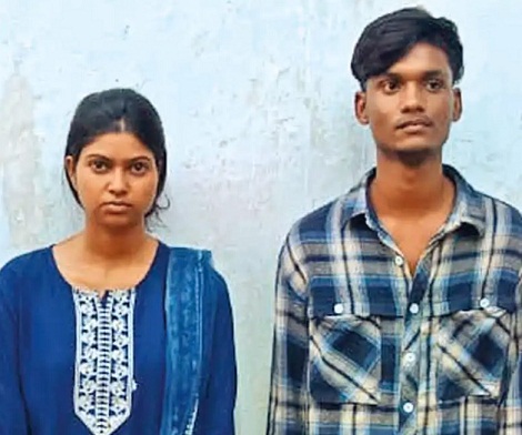 महिला का हार लूटकर फरार आरोपित यूट्यूबर युवक-युवती गिरफ्तार