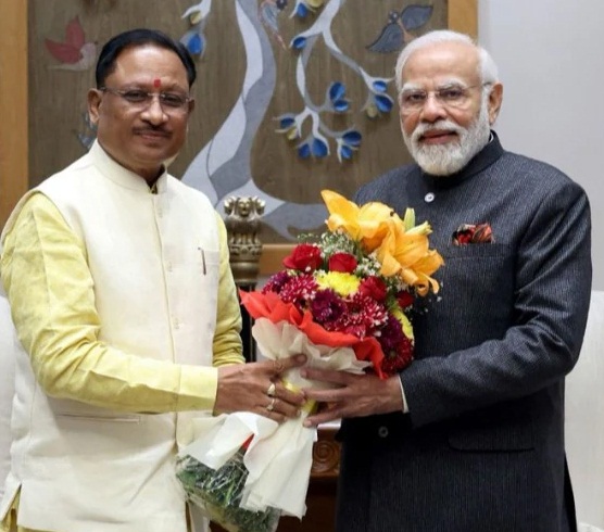 प्रधानमंत्री नरेन्द्र मोदी के नेतृत्व के 12 वर्ष पूर्ण होने पर मुख्यमंत्री विष्णु देव साय ने दी बधाई और शुभकामनाएं
