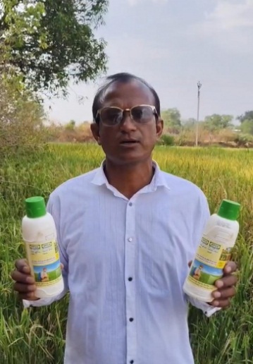 नैनो उर्वरक से अशोक शार्दुल को कम लागत में मिल रही अधिक उत्पादन