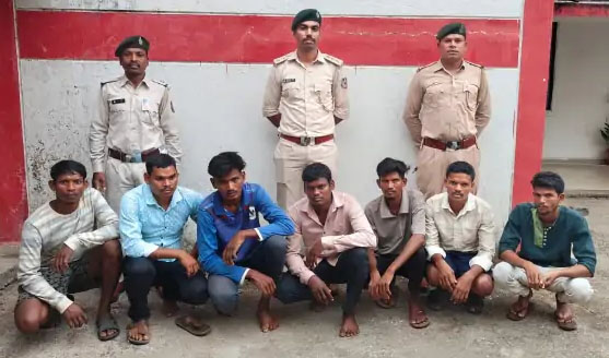 ’गिलहरियों का शिकार करने वाले 7 शिकारी गिरफ्तार, न्यायिक रिमांड पर भेजे गए जेल