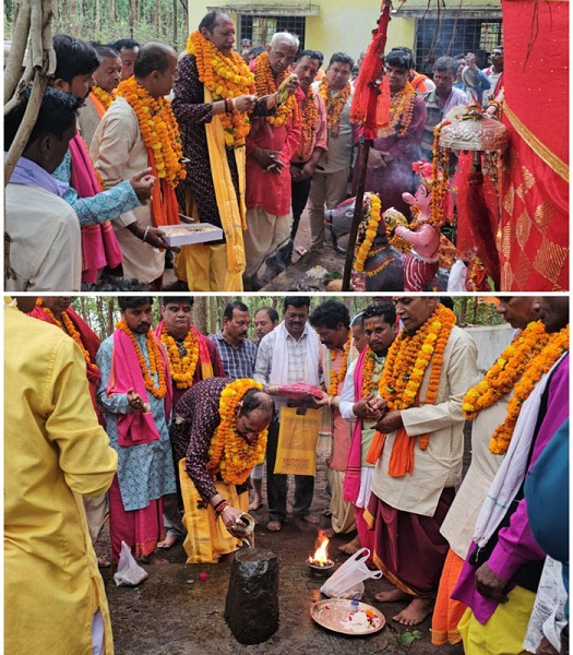 बड़े देवड़ा में बाबा भैरव जात्रा के आयोजन में कुमार जयदेव हुए शामिल