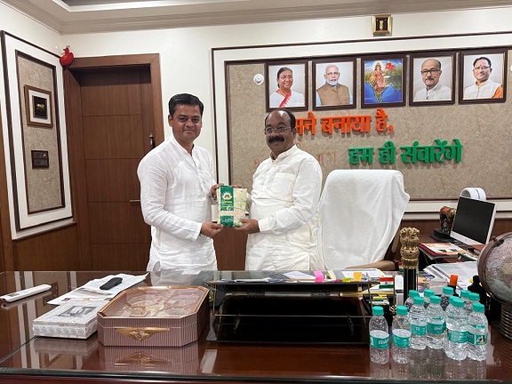 गौरेला-पेण्ड्रा-मरवाही के जैविक विष्णुभोग चावल की खुशबू पहुंची राजधानी रायपुर