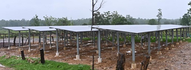 नक्सल साए से निकलकर हरित ऊर्जा का मॉडल बना ठेनही