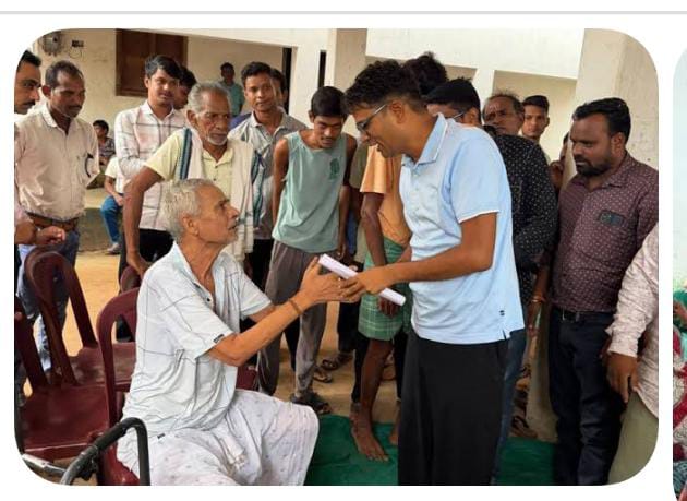 आमापाली में वित्त मंत्री ओपी चौधरी ने लगाई जन चौपाल, सुनी ग्रामीणों की समस्याएं