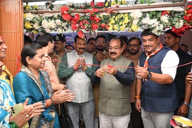 उप मुख्यमंत्री अरुण साव ने किया अन्नपूर्ति ग्रेन एटीएम का शुभारंभ