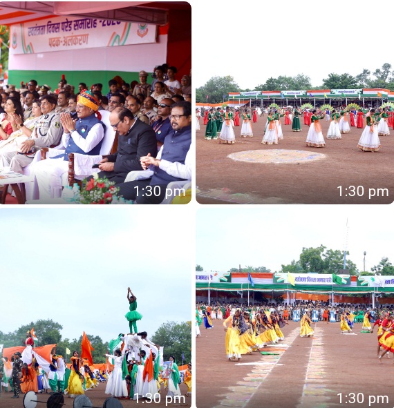 रायपुर में स्वतंत्रता दिवस की धूम: 843 स्कूली विद्यार्थियों की सांस्कृतिक प्रस्तुतियों ने मोहा मन, सरगुजा संभाग बना विजेता