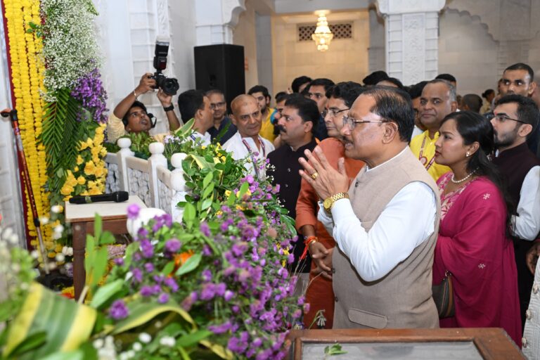 भगवान श्रीकृष्ण का जीवन हमें धर्म, कर्तव्य और लोककल्याण के मार्ग पर चलने की देता है प्रेरणा – मुख्यमंत्री विष्णुदेव साय