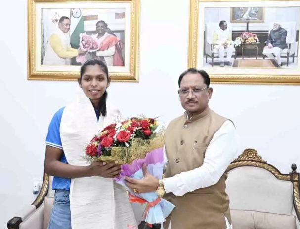 छत्तीसगढ़ की बेटी ने अपनी प्रतिभा और परिश्रम से देश-प्रदेश का मान बढ़ाया: मुख्यमंत्री साय