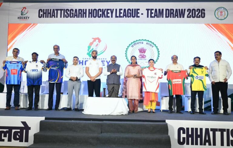 छत्तीसगढ़ हॉकी लीग के फ्रेंचाइजीस और टीमों का ऐलान, सभी टीमों की जर्सी लॉन्च