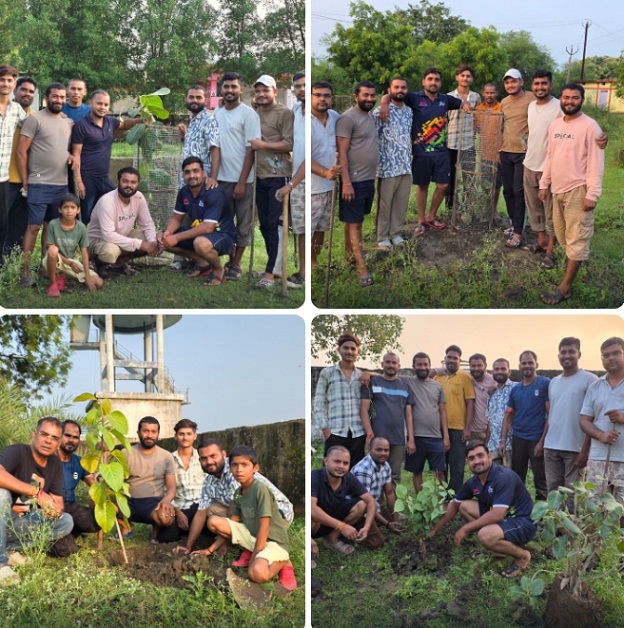 पितरों की पुण्य स्मृति में होल्हाबाग नवयुवा समिति ने रोपे 20 बरगद-पीपल के पौधे, श्रद्धा, संस्कार और प्रकृति के प्रति जिम्मेदारी का दिया संदेश