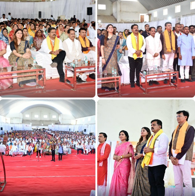 सेवा संकल्प अभियान के तहत कबीरधाम में निकली भव्य सेवा ज्योति यात्रा, उप मुख्यमंत्री विजय शर्मा हुए शामिल