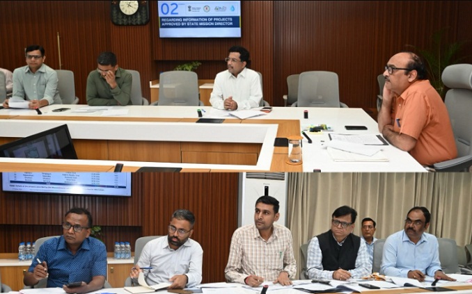 मुख्य सचिव की अध्यक्षता में मिशन अमृत 2.0 की राज्य स्तरीय हाई पावर स्टेयरिंग कमेटी की बैठक संपन्न