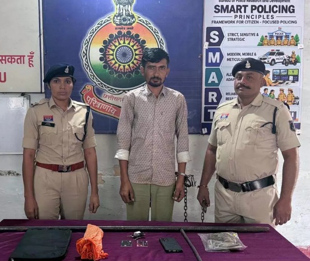 दुर्ग में एटीएम तोड़कर चोरी करने की नाकाम कोशिश: राजस्थान का ट्रक चालक गिरफ्तार, आर्थिक तंगी बना मुख्य कारण