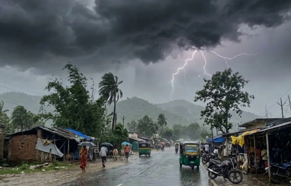 छत्तीसगढ़ में चक्रवाती तूफान ‘अर्नब’ का भारी असर: 28-29 अक्टूबर को भारी से अत्यंत भारी बारिश का अलर्ट, कई जिलों में आंधी-तूफान की आशंका